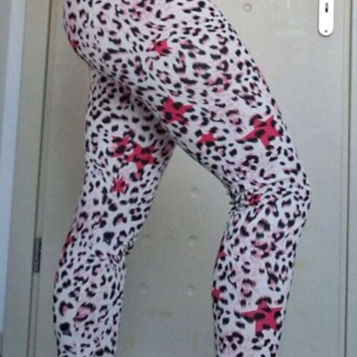 Set of colorful women's leggings size Large, like new, Bodymove & Glamour