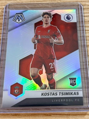 Kostas Tsimikas Liverpool Panini Mosaic Rookie Card 2021-22 Olympiakos