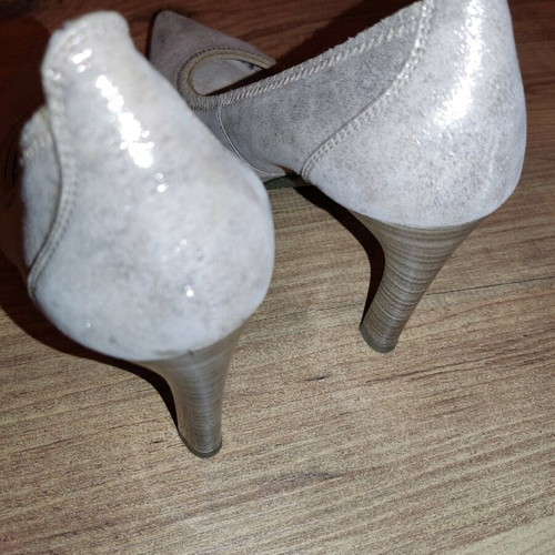 Hispanitas leather pumps beige-gold like new, size 36