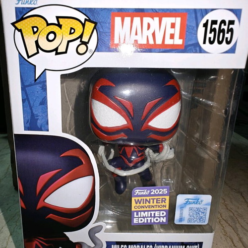 Funko Pop! Marvel Miles Morales (Vibranium Suit) 1565 Winter Convention 2025 Exclusive new