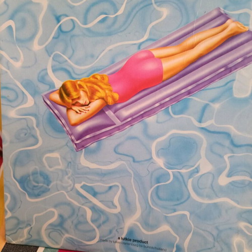 Vintage dossier used with swimmer and lifebuoy designs