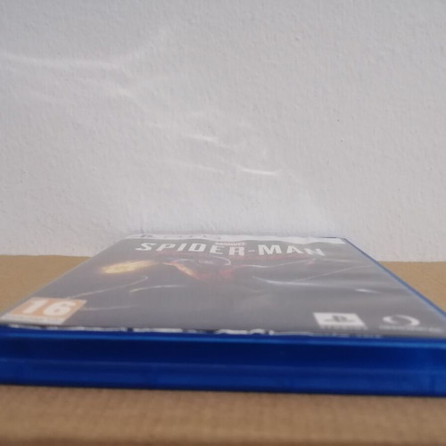 Spiderman Miles Morales PS5 game case used, promo display without game