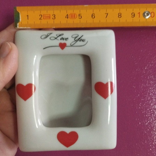 Vintage porcelain frame like new, ideal for gift