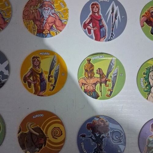 Chipicao Hercules 2021 caps set of 15 with stickers, new