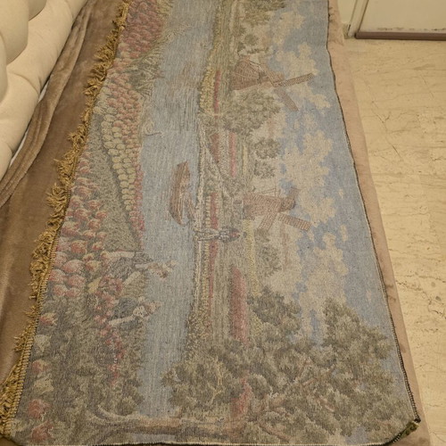 Vintage wall decorative rug velour 1.62m width 62cm height