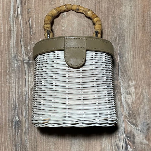 Handbag basket used, beige