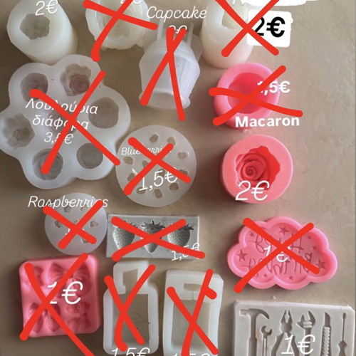 Silicone Molds and Soap Making Accessories like new