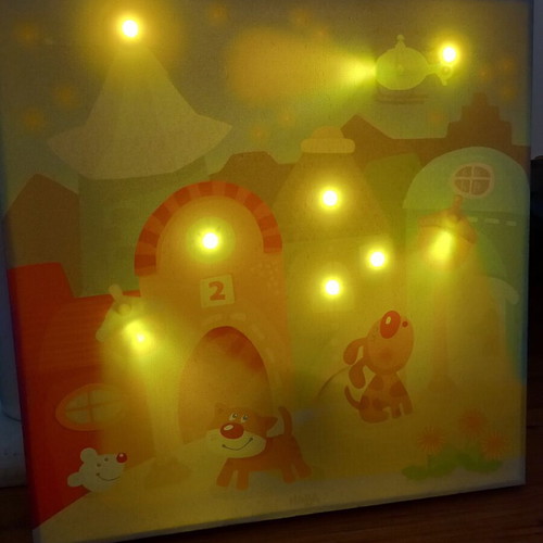 Night Light with Led Lights and Battery Operation like new