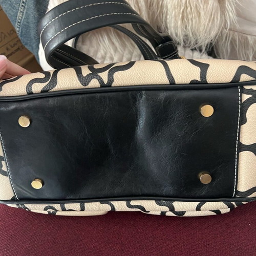 Tous shoulder bag like new, black and beige