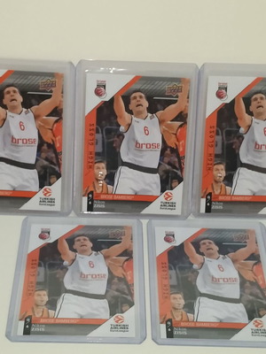 Nikos Zisis Set of 5 Numbered Cards /20 like new