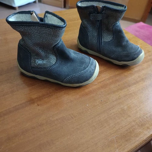 Geox Baby Girl Leather Anatomic Waterproof Boots size 21 like new