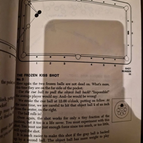 The 99 Critical Shots in Pool book used, English