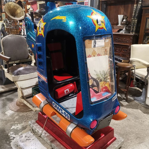 90s Coin-Operated Helicopter Candy Store Ride used