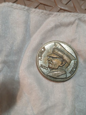 Adolf Hitler replica medal used