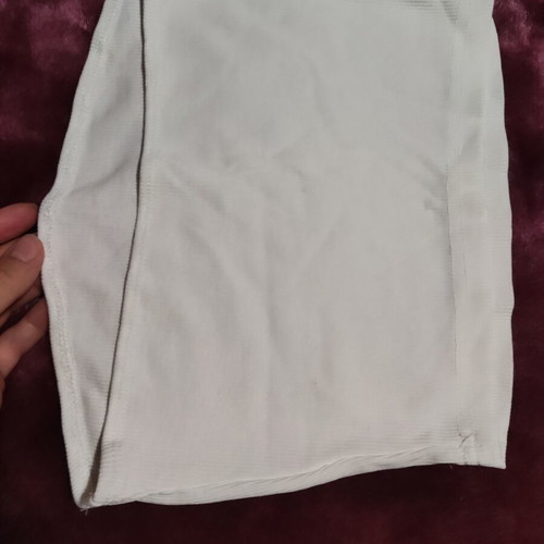 Strapless top new, white, size small