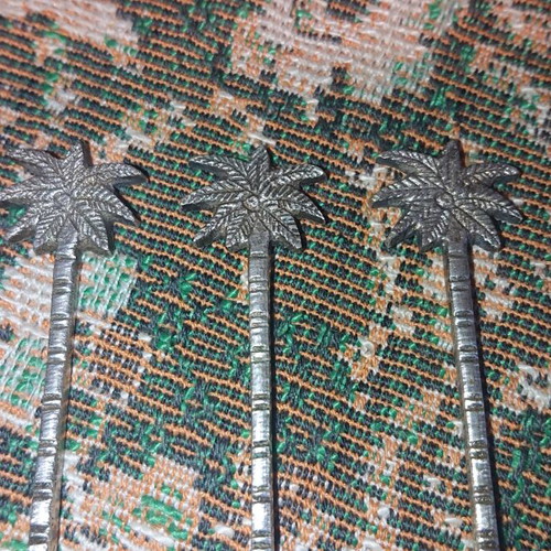 Old spoons with Arabic motifs like new