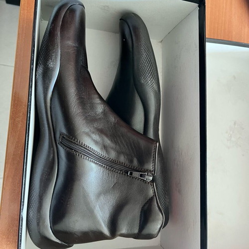 Prada ankle boots size 41, dark brown