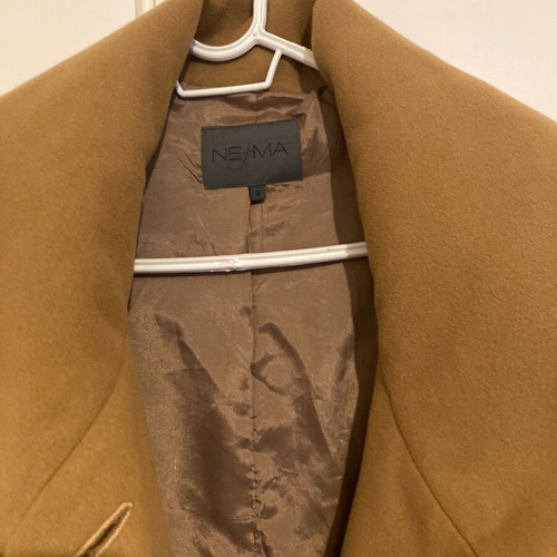 NEMA camel coat small like new