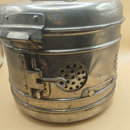Vintage surgical instrument sterilizer used, metal