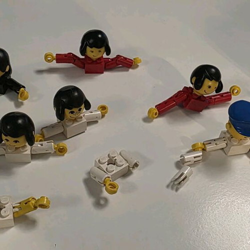 Lego figures used, old