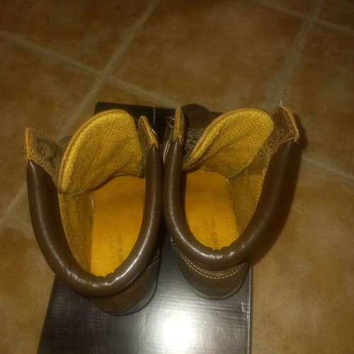 Leather boots Adam's Shoes used, brown, size 37