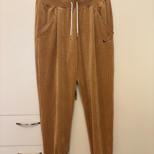 Nike velour joggers ale brown like new