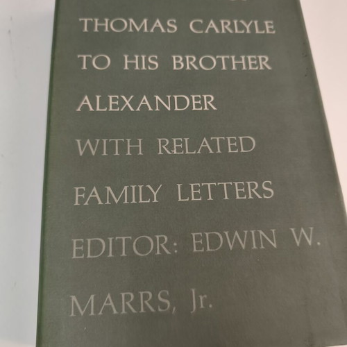 The Letters of Thomas Carlyle to His Brother Alexander used, English