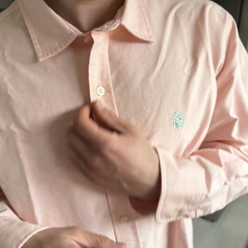 Edwin shirt new, size Medium, pink