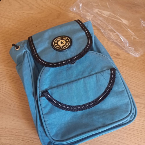 Spots Line Backpack new, blue