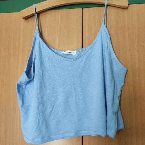 H&M women's short-sleeve dress like new with blue Pink Woman camisole gift