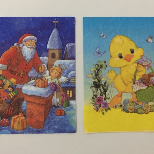 Napkins new, sold also individually