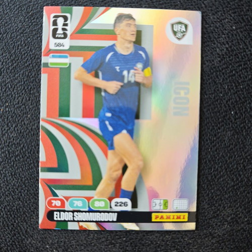 Panini Adrenalyn XL FIFA World Cup 2026 Eldor Shomurodov 504 Icon card new