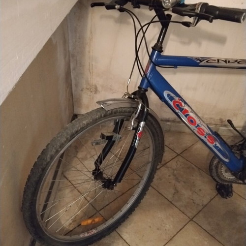 Bicycle 26 inch used, city bike with front suspension and seat post shock absorber