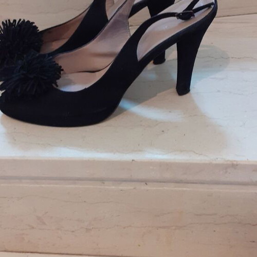 Kalogirou suede sandals used, size 39, black