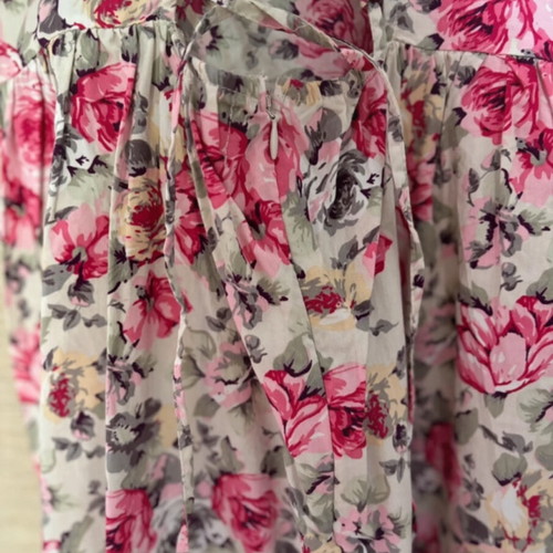 Asos Maxi Dress with Floral Pattern and Balloon Sleeves like new