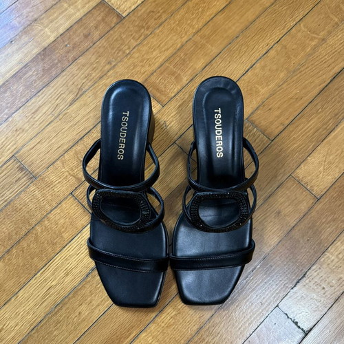Sandals new, size 37, black