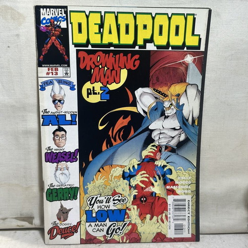 Marvel Deadpool #13 comic used, Drowning Man Part 2