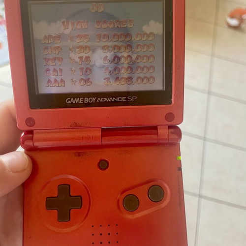 Nintendo Advance SP handheld console