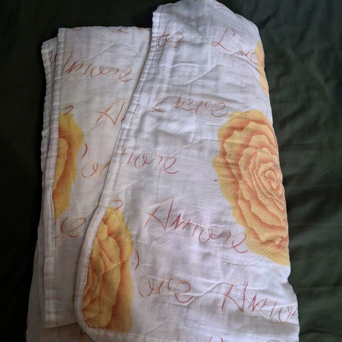 Children's quilt used, double-sided for semi-double bed