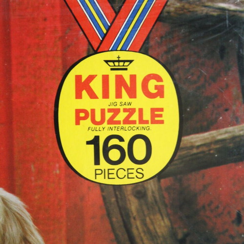 Vintage King Puzzle English Setter Dog Puppy 160-piece puzzle new