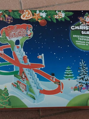 Christmas slide toy with batteries