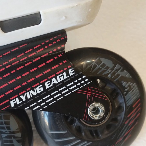 Powerslide Imperial inline skates used, 4x76 mm Flyin Eagle setup