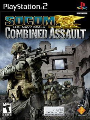 Socom Combined Assault PlayStation 2 μεταχειρισμένο χωρίς βιβλίο οδηγιών