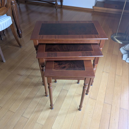 Set of three vintage nesting tables
