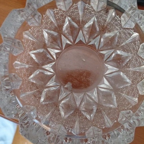 Vintage ashtray made of real crystal, like new