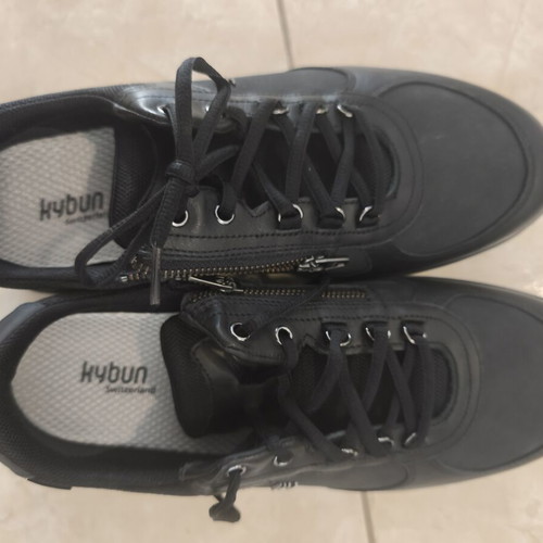 Kybun Switzerland Rolle Men Size 45⅔ Black Casual Shoes New