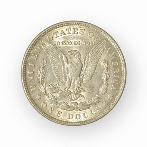 Silver dollar 1921 USA Morgan used, silver coin
