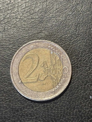 Euro coins used, good condition, 2002
