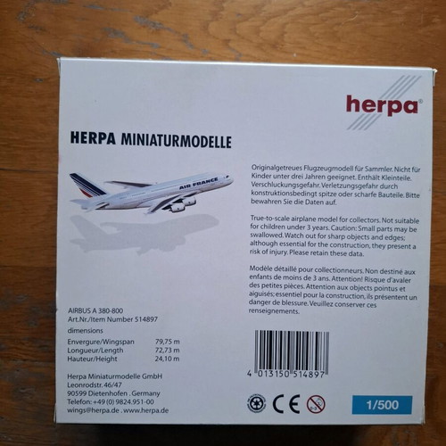 Herpa Wings collection 35 aircraft 1:500 like new