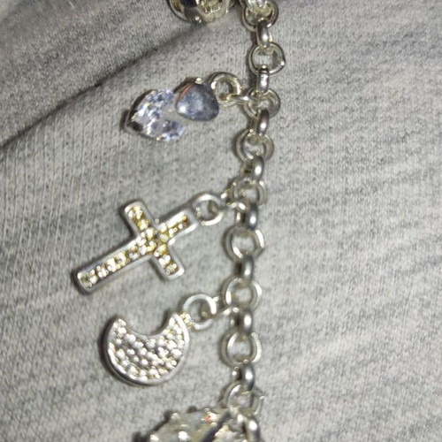 Bracelet new with charms silver
